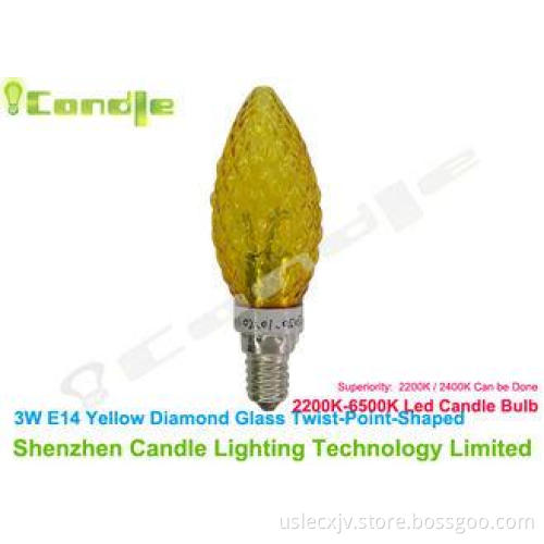 Dimmable Led Candle Lamp Ac 110v With Al1070 Heat Sink Ra90